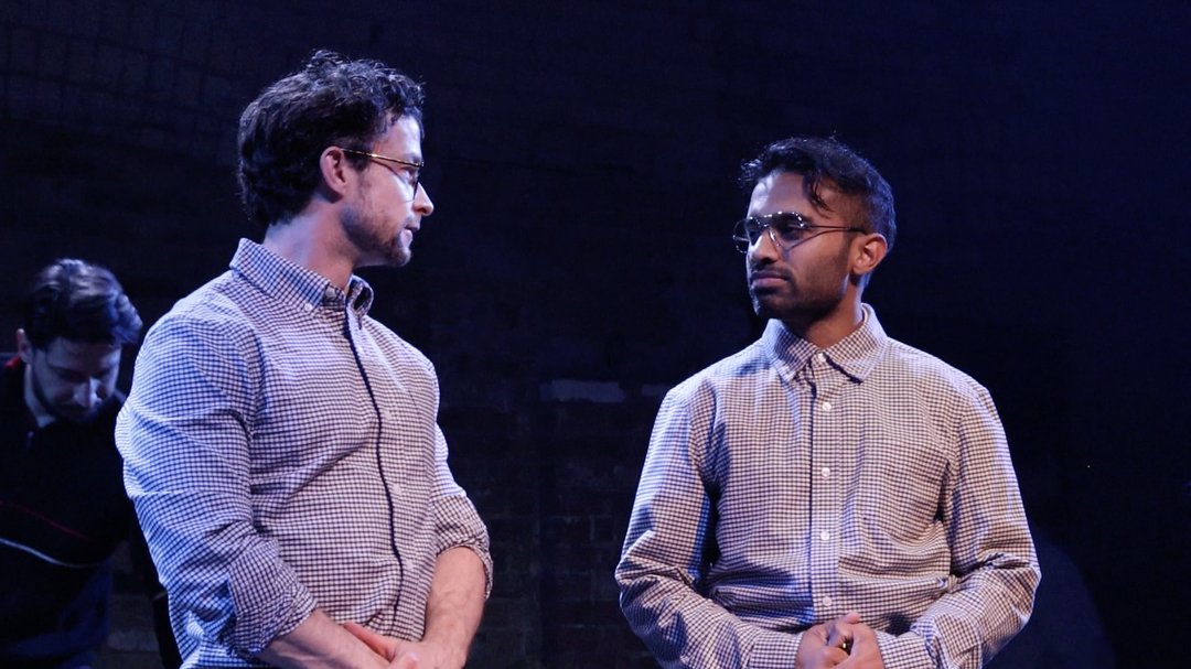 Oscar Castellino as Ali with Ryan Wichert as Günter Wallraff in Lowest of the Low